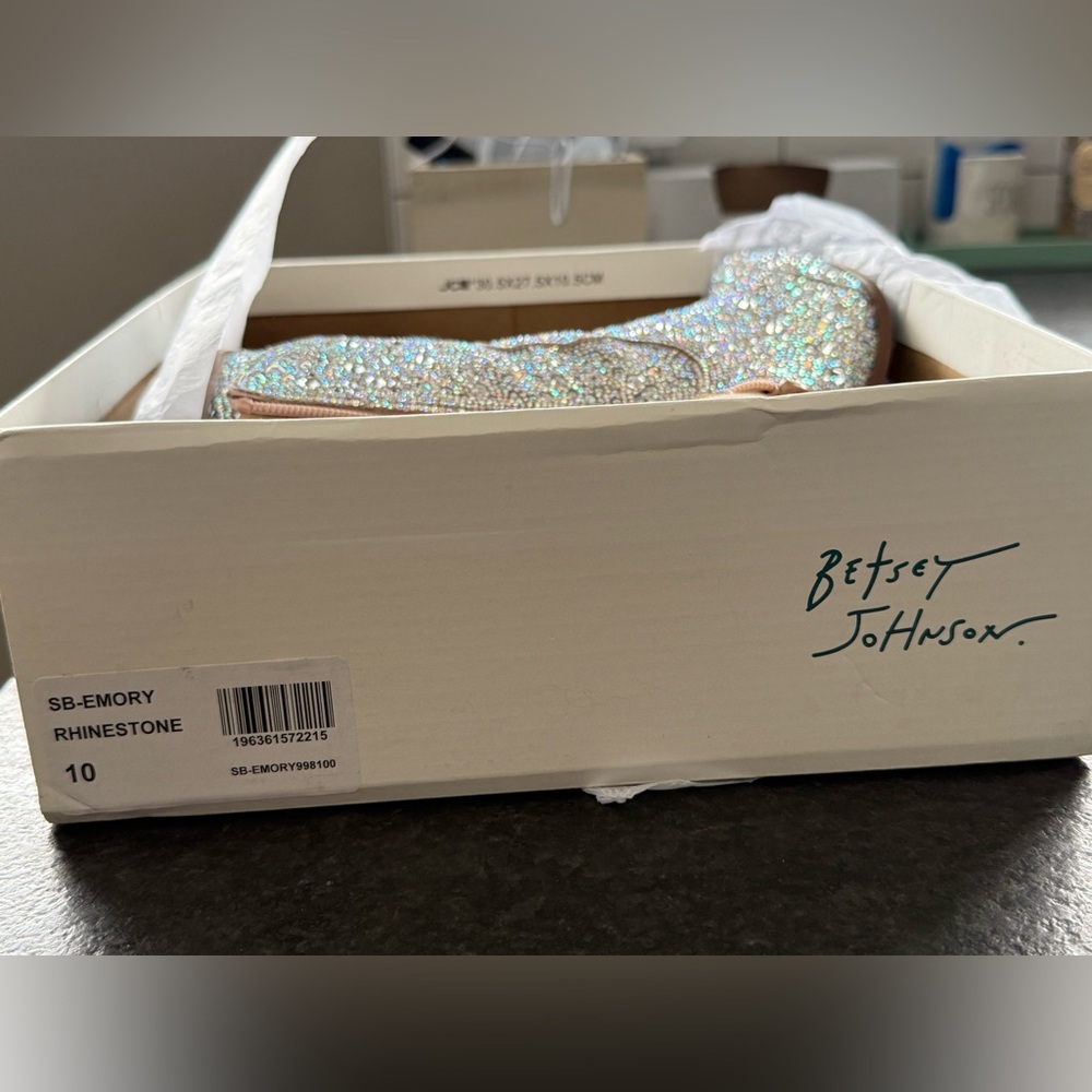 Betsey Johnson Emory Rhinestone Western Boot-Women’s Size 10 - Picture 4 of 6